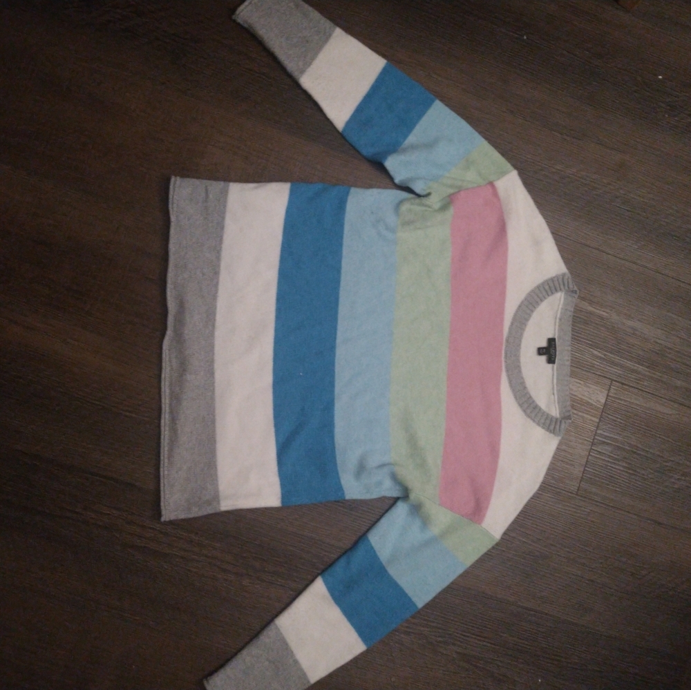*sold* Super soft striped sweater